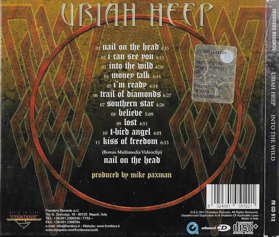 Uriah Heep/Into the Wild/ユーライアヒープ/ハードロック Amazon.co.jp: イントゥ・ザ・ワイルド - ユーライア・ヒープ
